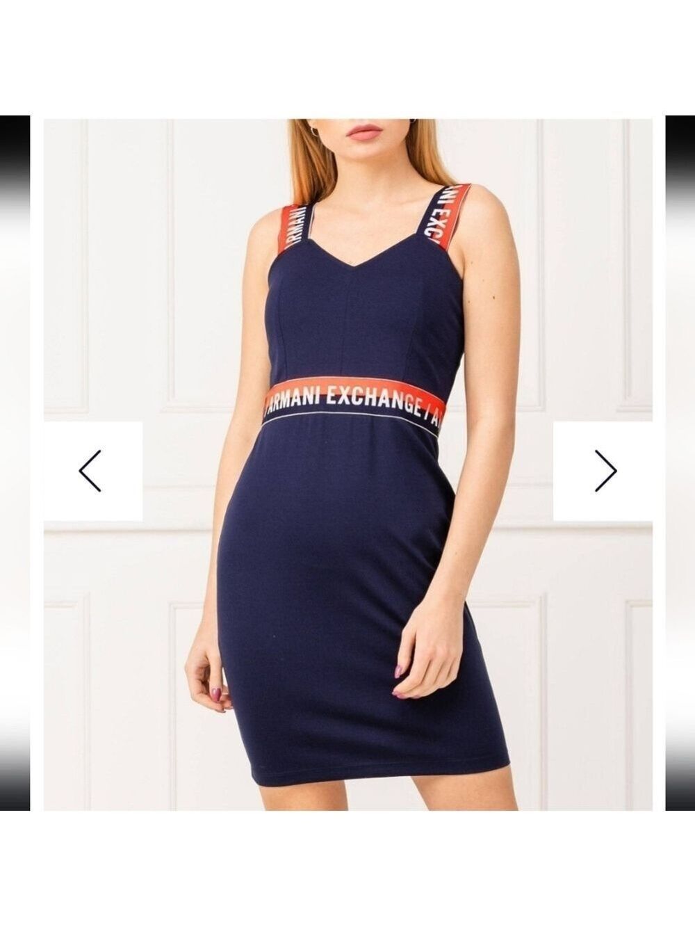 ARMANI EXCHANGE NAVY Dress large nwot
